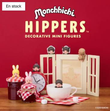 Sonny Angel Hippers x Monchhichi – Figurine surprise adhésive - Mycrazystuff.com