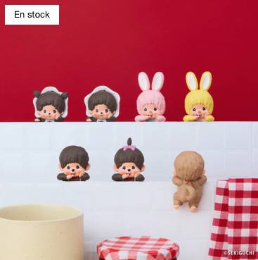 Sonny Angel Hippers x Monchhichi – Figurine surprise adhésive - Mycrazystuff.com
