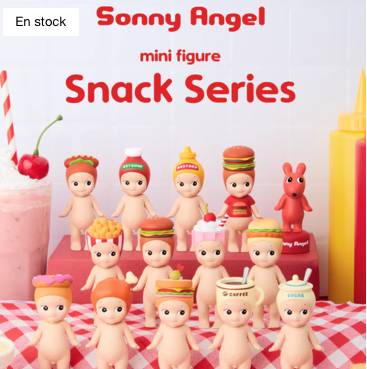 Figurine Sonny Angel Snack – Modèle surprise à collectionner - Mycrazystuff.com
