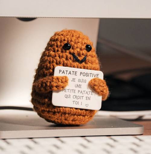 Patate Positive – Cadeau motivation avec message encourageant - Mycrazystuff.com