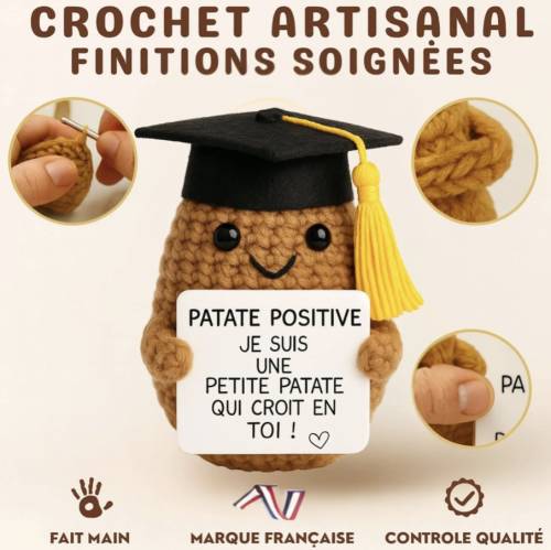 Étudiant Positif – Figurine motivation pour études et examens - Mycrazystuff.com