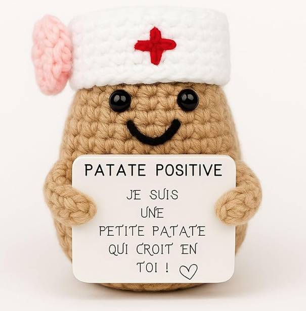 Nurse Positive – Figurine encouragement pour infirmière - Mycrazystuff.com