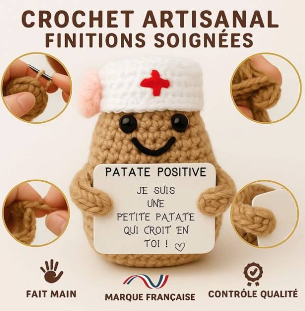 Nurse Positive – Figurine encouragement pour infirmière - Mycrazystuff