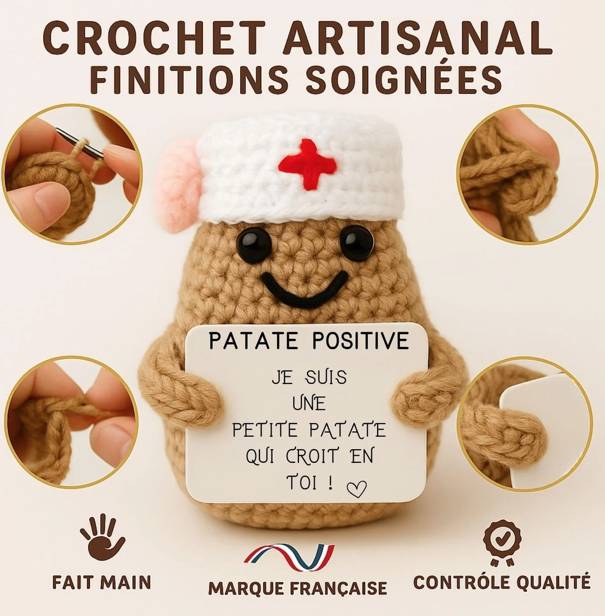 Nurse Positive – Figurine encouragement pour infirmière - Mycrazystuff