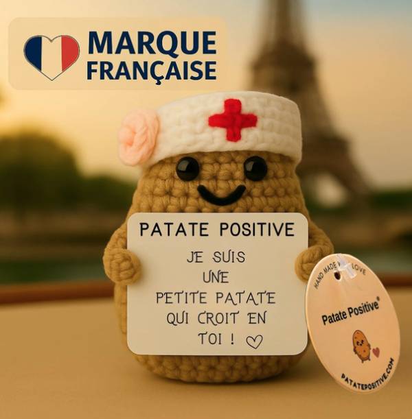 Nurse Positive – Figurine encouragement pour infirmière - Mycrazystuff