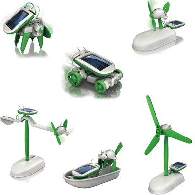 Kit jouet robots solaires 6 en 1