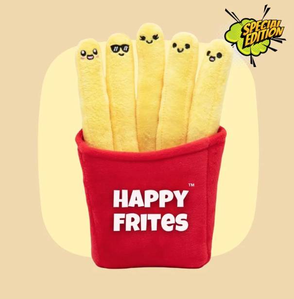 Happy Frites – Figurine positive fun et décalée - Mycrazystuff.com