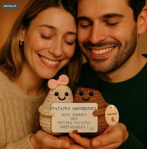Love Potato – Figurine positive amour & good vibes - Mycrazystuff.com