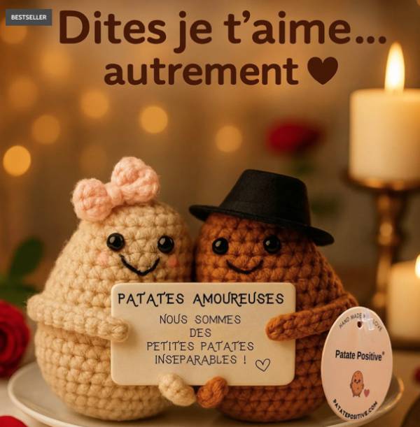 Love Potato – Figurine positive amour & good vibes - Mycrazystuff.com
