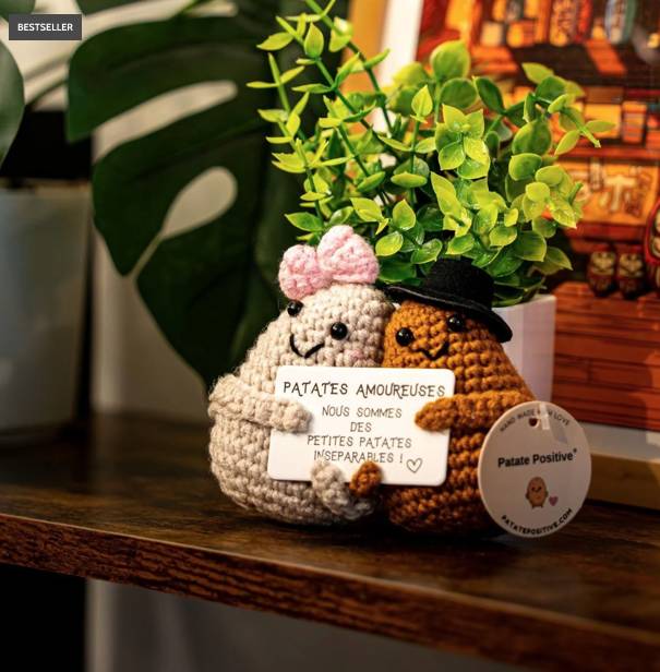 Love Potato – Figurine positive amour & good vibes - Mycrazystuff.com
