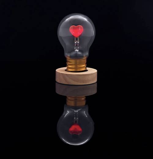 Ampoule rechargeable Rhythm of Love – Lampe déco cœur - Mycrazystuff.com