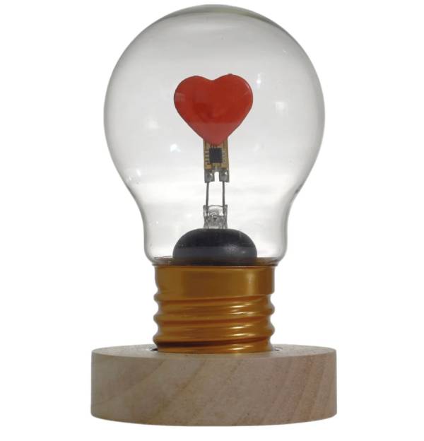 Ampoule rechargeable Rhythm of Love – Lampe déco cœur - Mycrazystuff.com