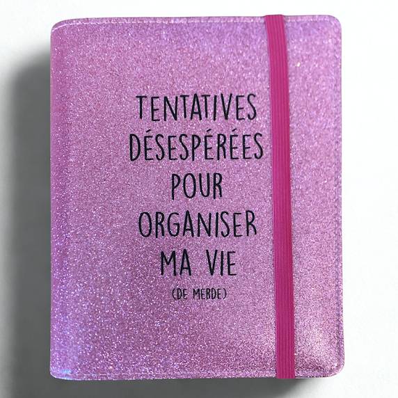 Agenda perpétuel à paillettes – Organisation fun & brillante - Mycrazystuff.com