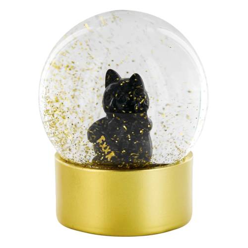 Boule à neige chat F*ck You – Objet déco insolent - Mycrazystuff.com