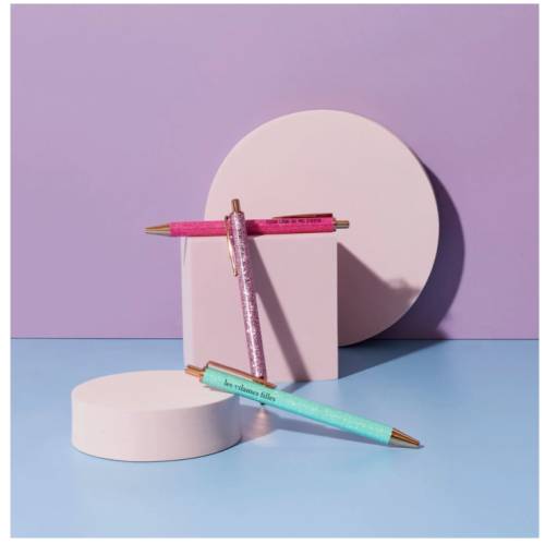 Coffret de 3 stylos paillettes – Papeterie fun & brillante - Mycrazystuff.com