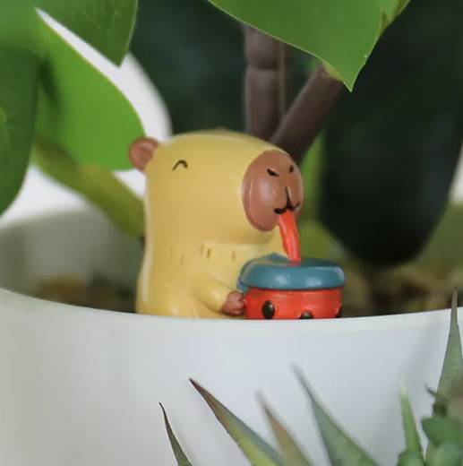 Mini Capybara Plant Pot Markers – Marqueurs de pots rigolos - mycrazystuff.com