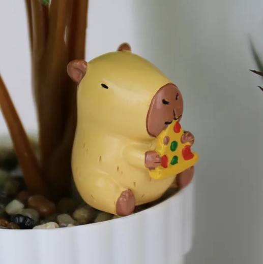 Mini Capybara Plant Pot Markers – Marqueurs de pots rigolos - mycrazystuff.com