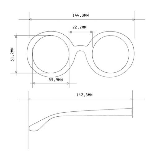 Lunettes de soleil Monica Havana Pink – Okkia