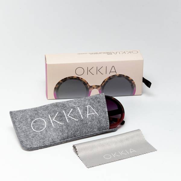 Lunettes de soleil Monica Havana Pink – Okkia