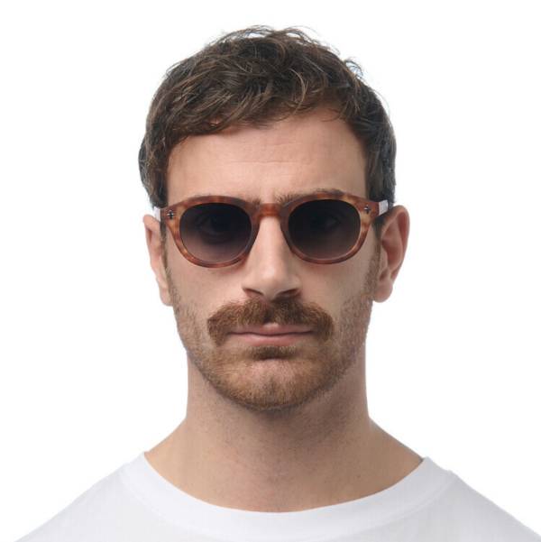 Lunettes de soleil Milano Sahara Havana verres verts – Okkia