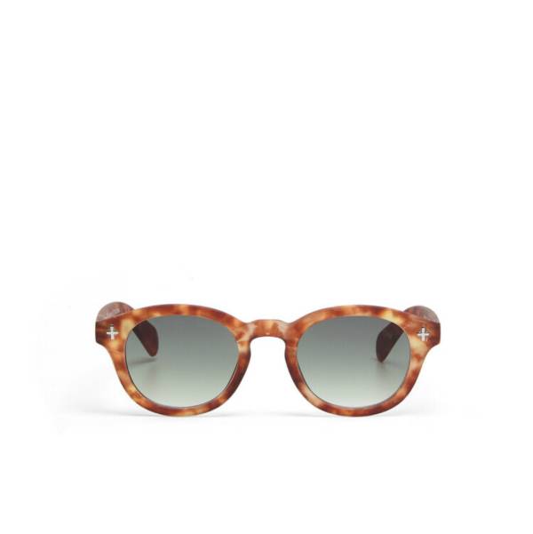 Lunettes de soleil Milano Sahara Havana verres verts – Okkia