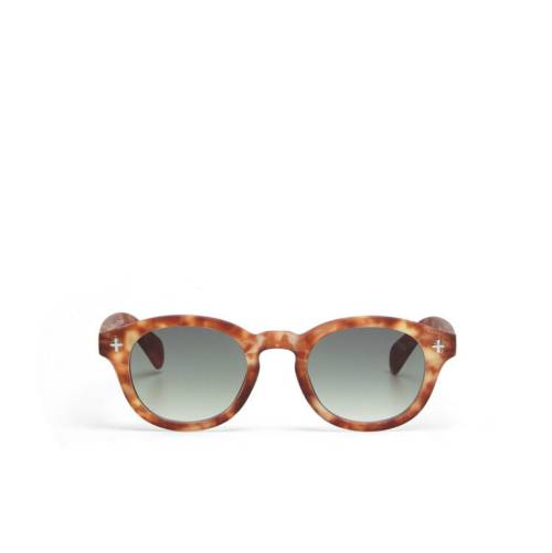 Lunettes de soleil Milano Sahara Havana verres verts – Okkia