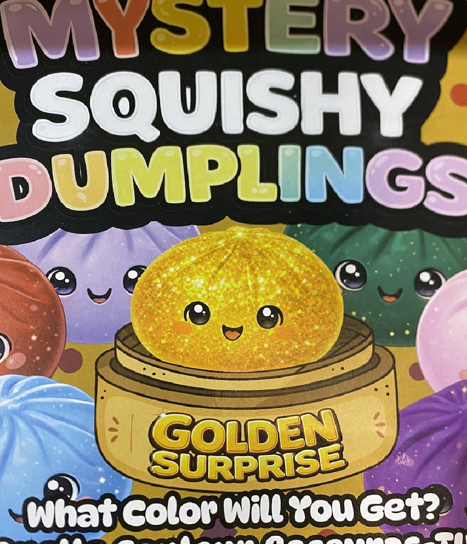 Mystery Squishy Dumplings – Balle Anti Stress Surprise à Collectionner