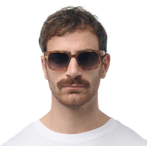 Lunettes de soleil Giovanni Sahara Havana verres verts Okkia UV400 rétro tendance