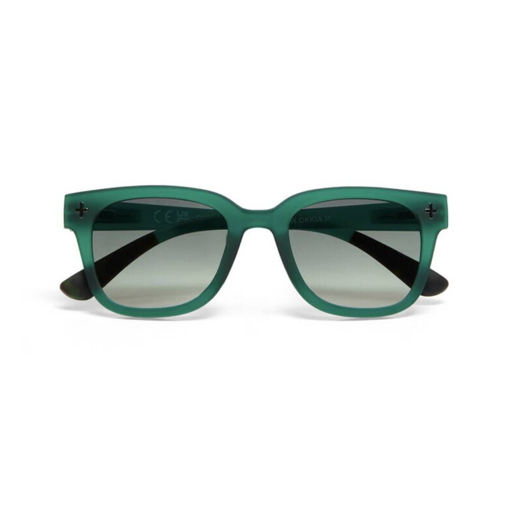 Lunettes de soleil Giovanni Vert Okkia UV400 rétro tendance