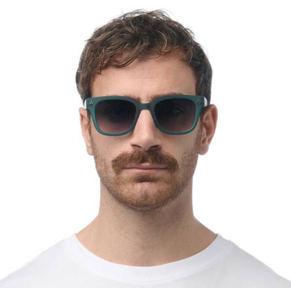 Lunettes de soleil Giovanni Vert Okkia UV400 rétro tendance