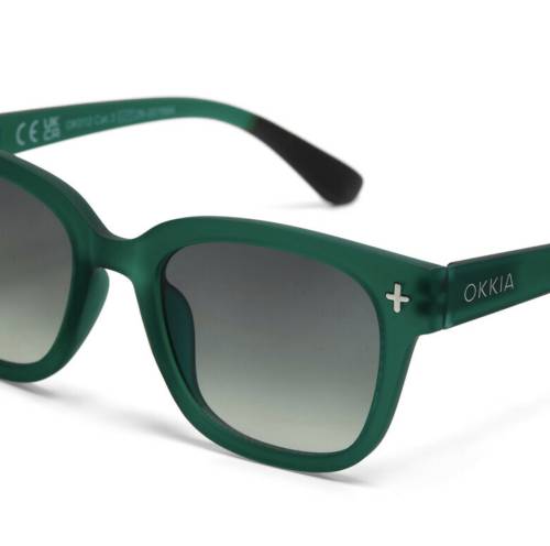 Lunettes de soleil Giovanni Vert Okkia UV400 rétro tendance