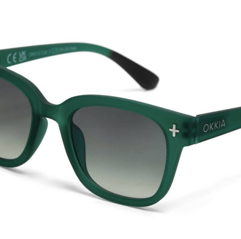 Lunettes de soleil Giovanni Vert Okkia UV400 rétro tendance