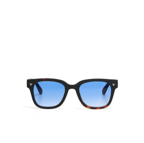 Lunettes de soleil Giovanni Havana Black verres bleus Okkia UV400 rétro tendance