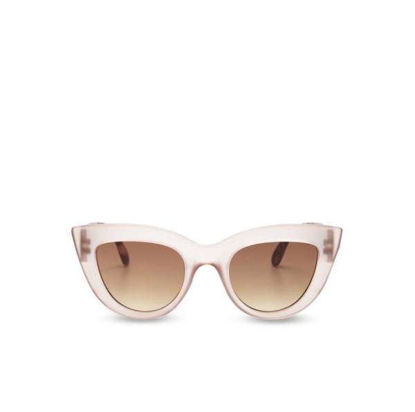Lunettes de soleil Claudia Pink Havana Okkia UV400 Big Cat Eye rétro tendance