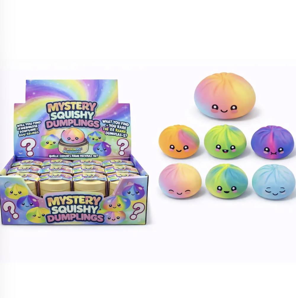 Squishy Dumpling Mystère Tie & Dye Rainbow Edition