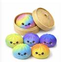 Squishy Dumpling Mystère Tie & Dye Rainbow Edition