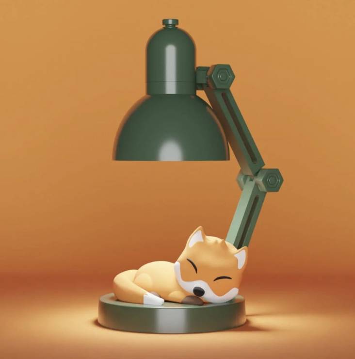 Mini Lampe Renard – Veilleuse Décorative Winkee