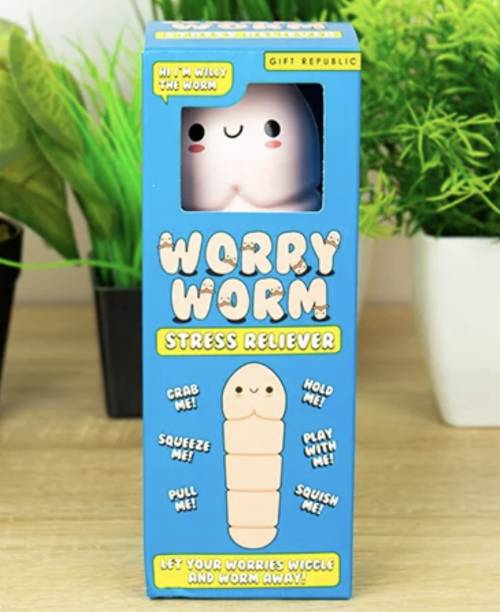 Worry Worm – Ver Anti-Stress à Presser Gift Republic