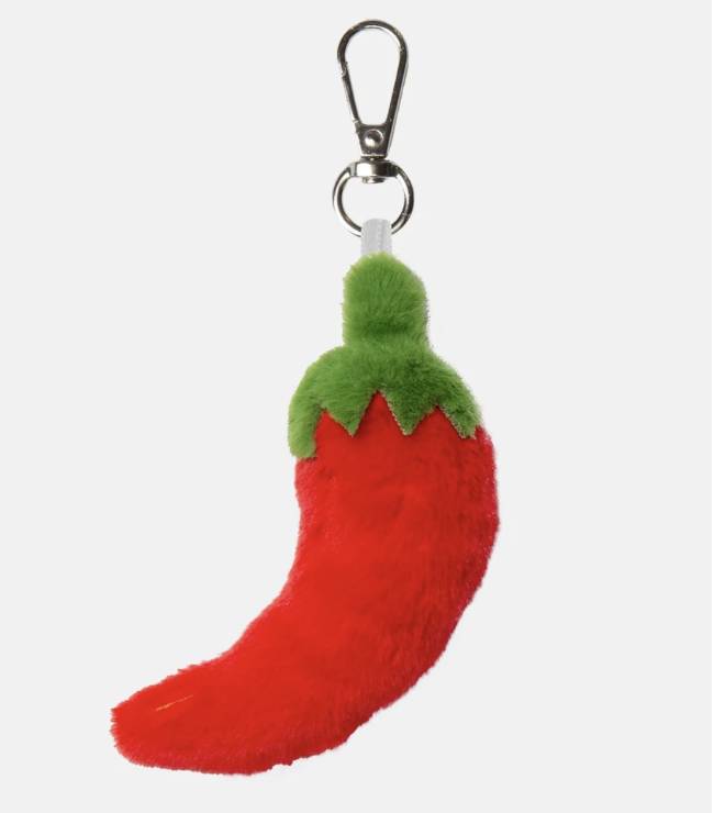 Eat My Socks – Chilli Bag Charm – Porte-clés Piment en Peluche