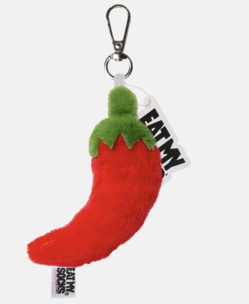 Eat My Socks – Chilli Bag Charm – Porte-clés Piment en Peluche