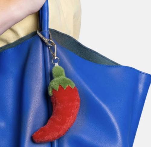 Eat My Socks – Chilli Bag Charm – Porte-clés Piment en Peluche