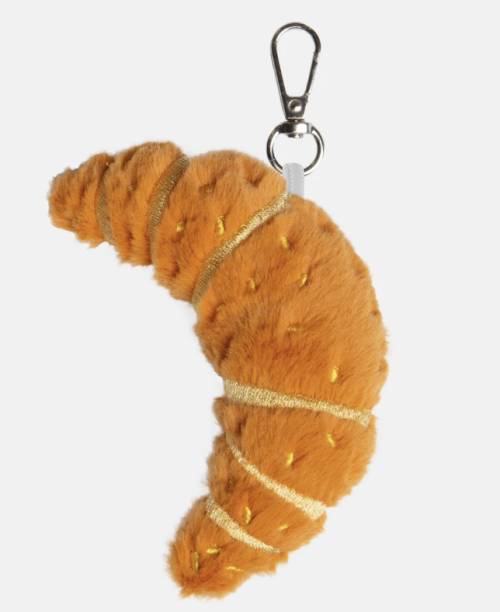 Eat My Socks – Croissant Bag Charm – Porte-clés Croissant en Peluche