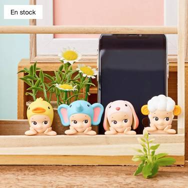Sonny Angel Hippers Animaux – Figurine à Coller 1 Pièce – Modèle Aléatoire