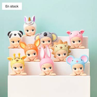 Sonny Angel Hippers Animaux – Figurine à Coller 1 Pièce – Modèle Aléatoire