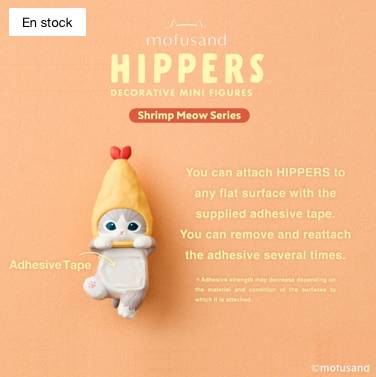 Sonny Angel Hippers Mofusand Vol. 2 – Shrimp Meow Series – Figurine Surprise
