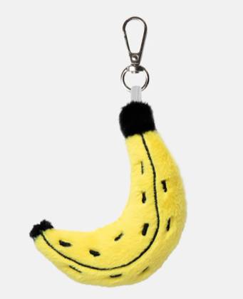 Eat My Socks – Banana Bag Charm – Porte-clés Banane en Peluche