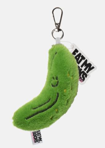 Eat My Socks – Pickle Bag Charm – Porte-clés Cornichon en Peluche