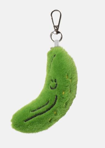 Eat My Socks – Pickle Bag Charm – Porte-clés Cornichon en Peluche