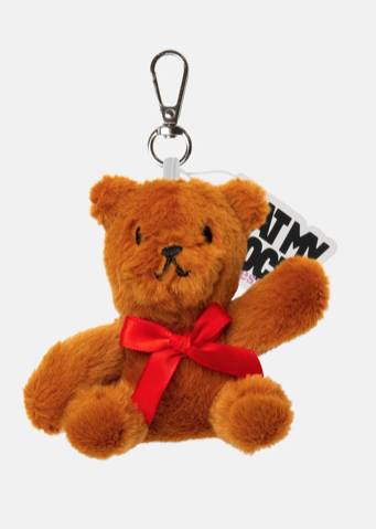 Eat My Socks – Teddy Bear Bag Charm – Porte-clés Ourson en Peluche
