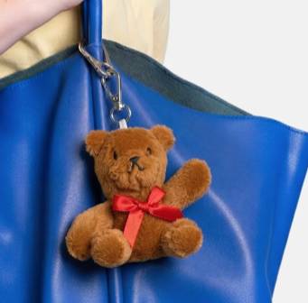 Eat My Socks – Teddy Bear Bag Charm – Porte-clés Ourson en Peluche